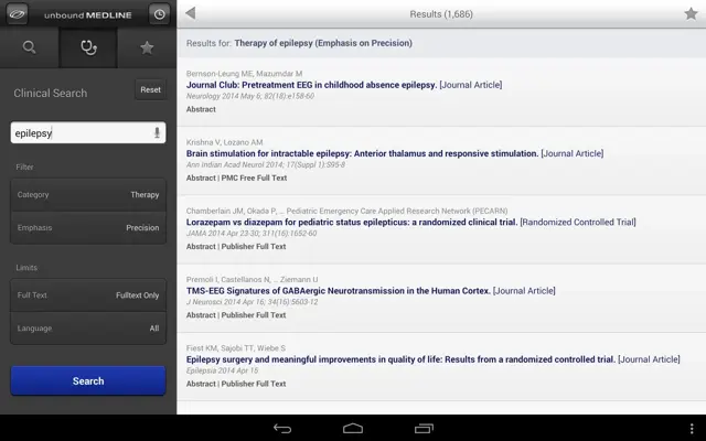 Medline android App screenshot 0